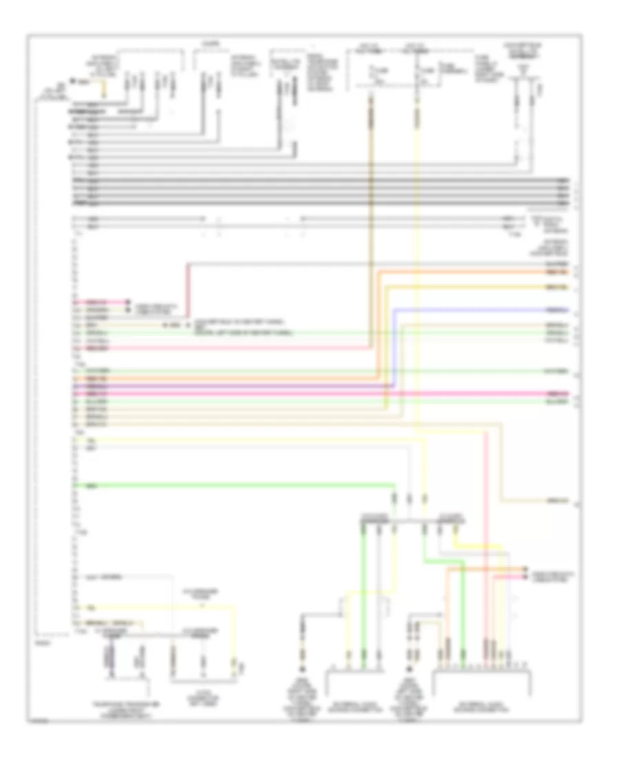 Navigation Wiring Diagram Basic Infotainment 1 of 2 for Audi A5 Premium Quattro 2013