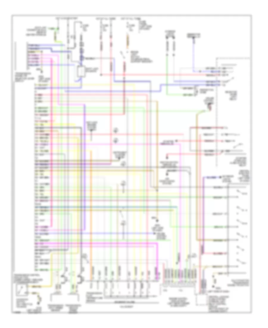 A T Wiring Diagram for Audi A4 1998