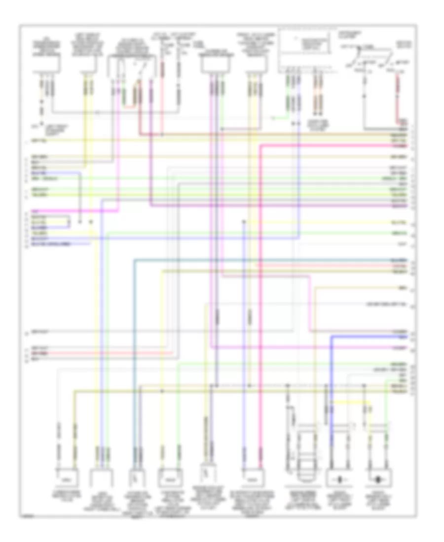 1.8L, Engine Performance Wiring Diagram (2 of 3) for Audi TT Quattro 2003