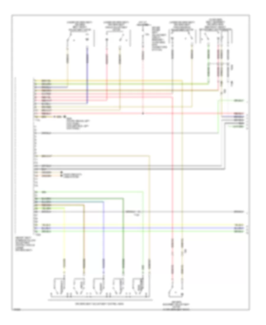 Driver s Memory Seat Wiring Diagram 1 of 2 for Audi A5 Prestige 2013