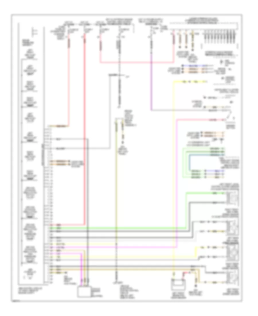 Anti lock Brakes Wiring Diagram with Hill Hold Assist for Audi A3 2 0T 2011