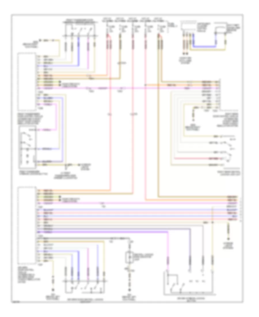 Anti theft Wiring Diagram 1 of 2 for Audi A3 2 0T 2011