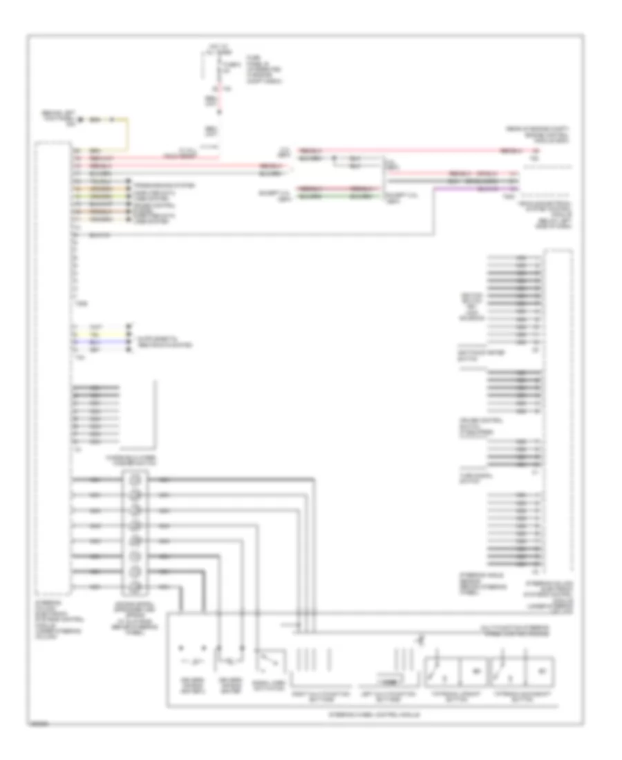 Steering Column Electronic Systems Control Module Wiring Diagram for Audi A3 2 0T 2011