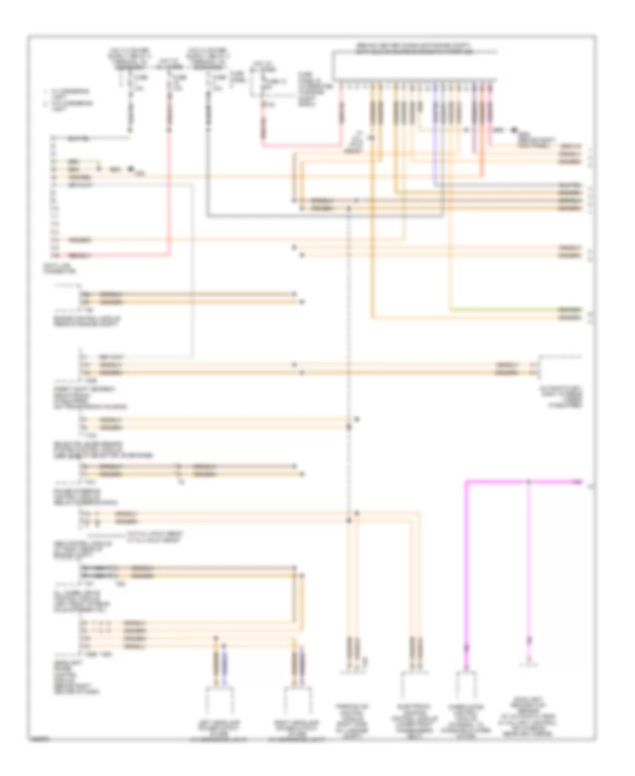 Computer Data Lines Wiring Diagram 1 of 2 for Audi A3 2 0T 2011