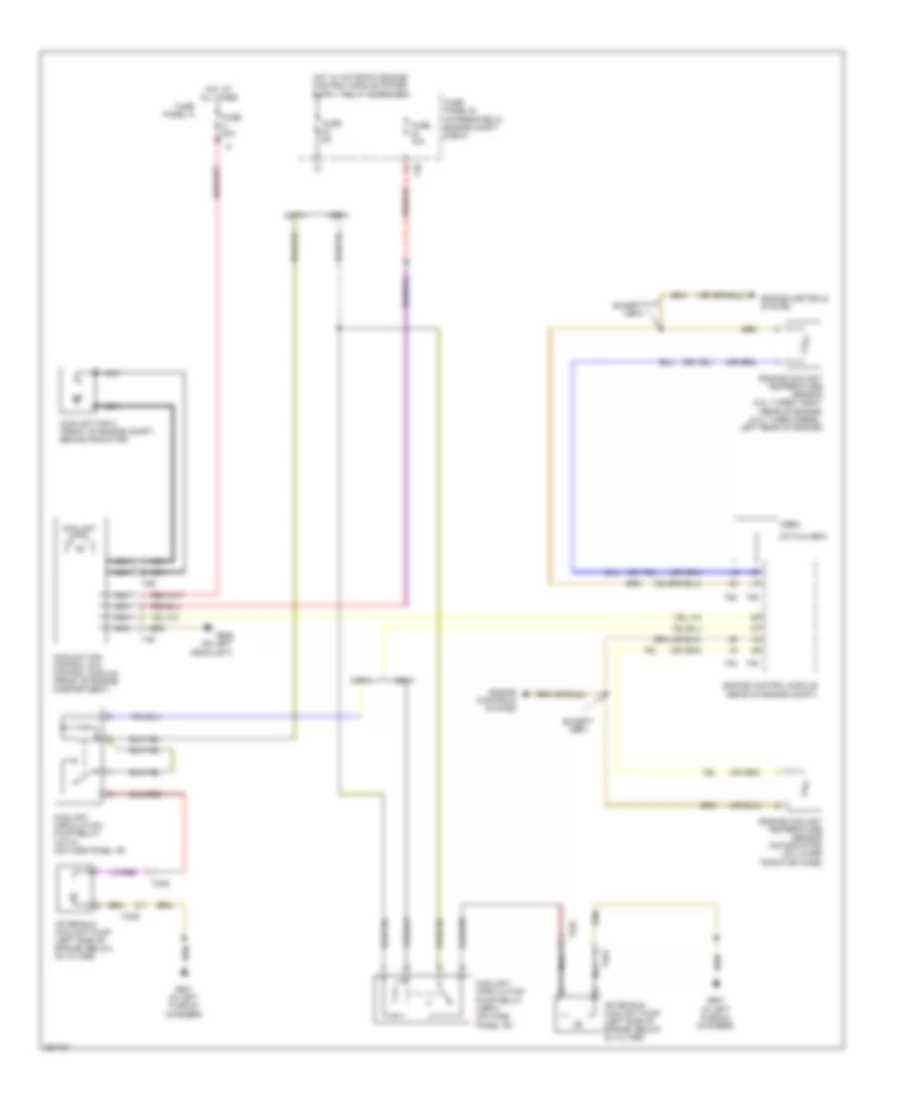 Cooling Fan Wiring Diagram for Audi A3 2.0T 2011