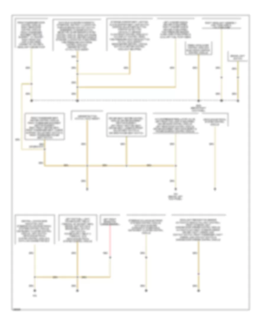 Ground Distribution Wiring Diagram 1 of 3 for Audi A3 2 0T 2011