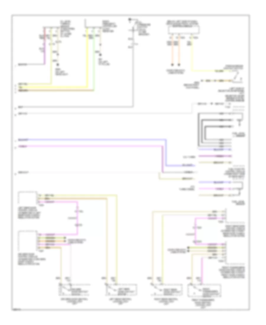 Instrument Cluster Wiring Diagram (2 of 2) for Audi A3 2.0T 2011