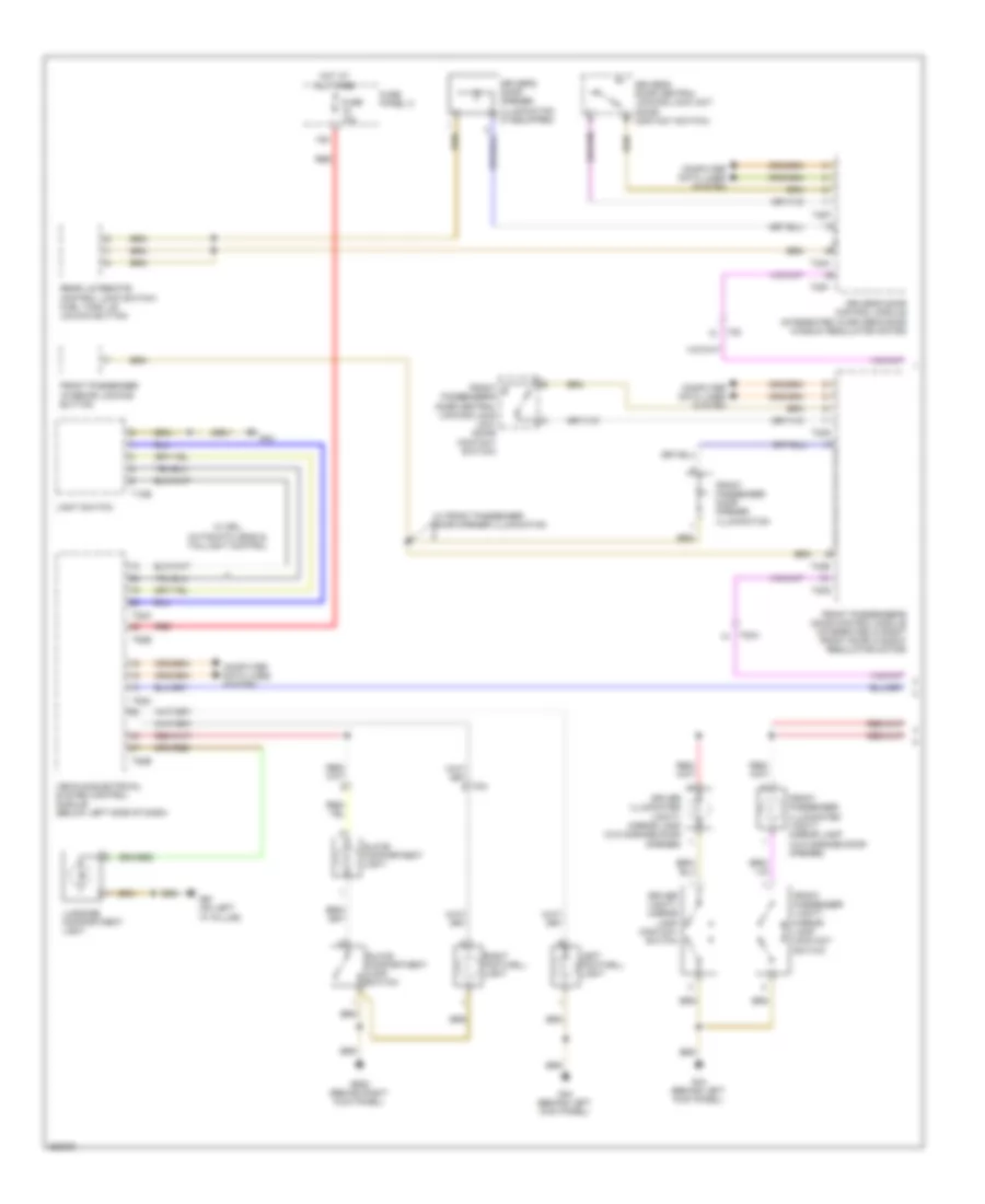Courtesy Lamps Wiring Diagram 1 of 2 for Audi A3 2 0T 2011