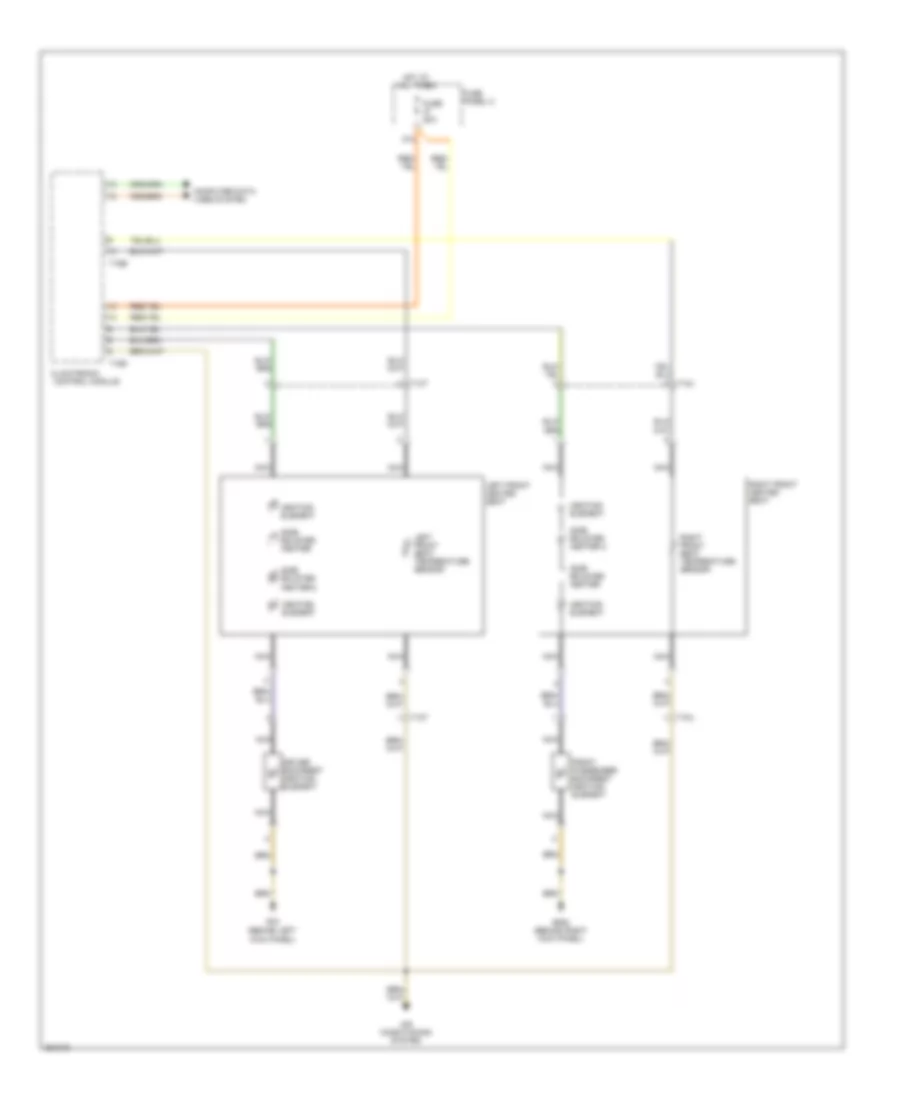 Heated Seats Wiring Diagram with Power Seats for Audi A3 2 0T 2011