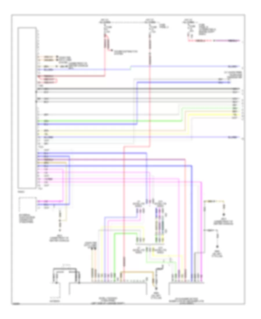 Bose Radio Wiring Diagram 1 of 2 for Audi A3 2 0T 2011
