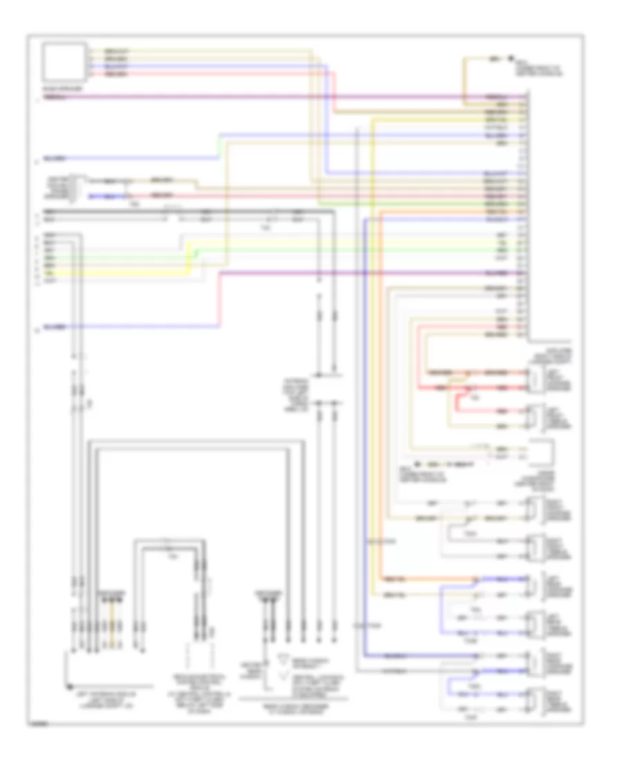 Bose Radio Wiring Diagram (2 of 2) for Audi A3 2.0T 2011