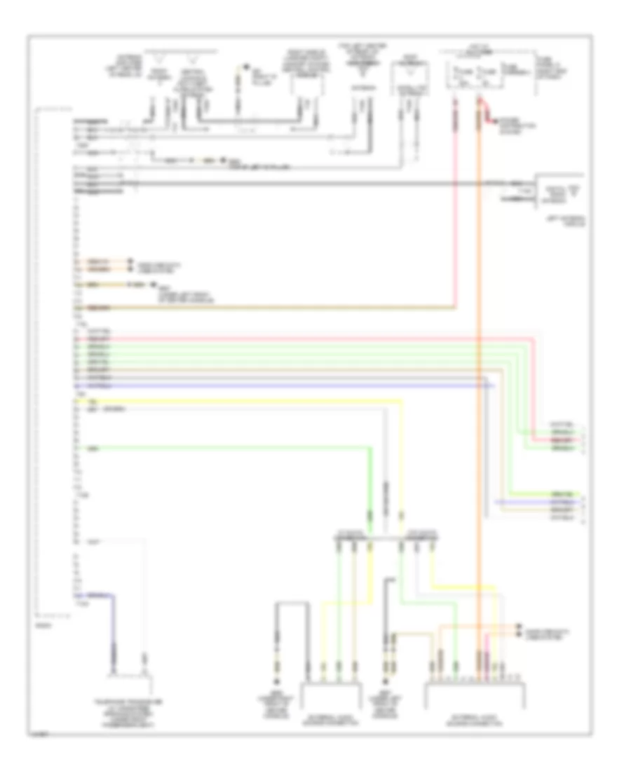 Radio Wiring Diagram Premium Infotainment 1 of 2 for Audi Q5 Hybrid Prestige 2014