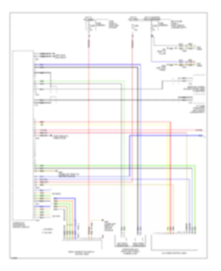 Multimedia Interface Wiring Diagram (1 of 2) for Audi Q5 Hybrid Prestige 2014