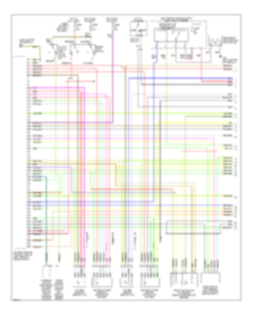 3.0L, Engine Performance Wiring Diagram (1 of 4) for Audi A4 2004
