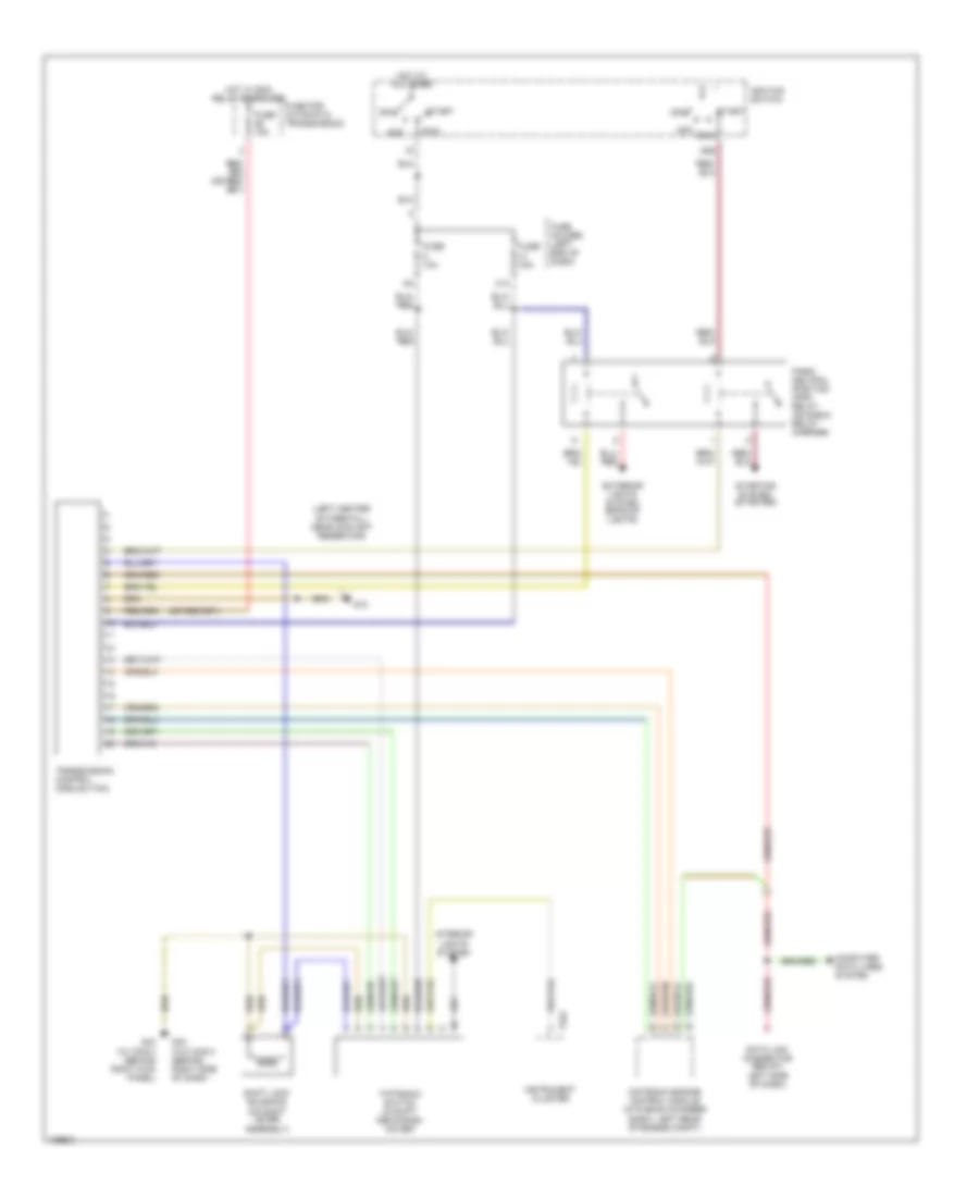 A T Wiring Diagram with CVT for Audi A4 2004