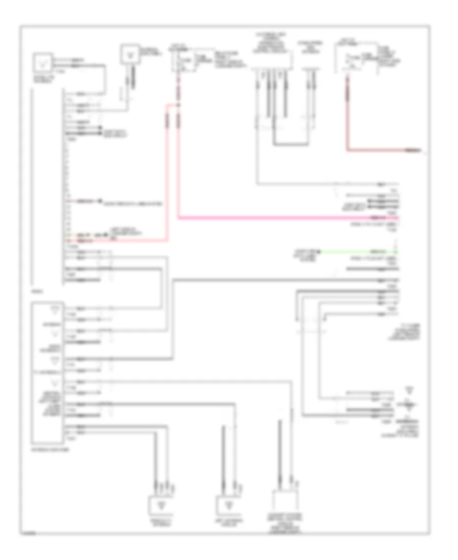 Radio Wiring Diagram, Convertible Premium MMI (1 of 2) for Audi A5 Prestige Quattro 2013