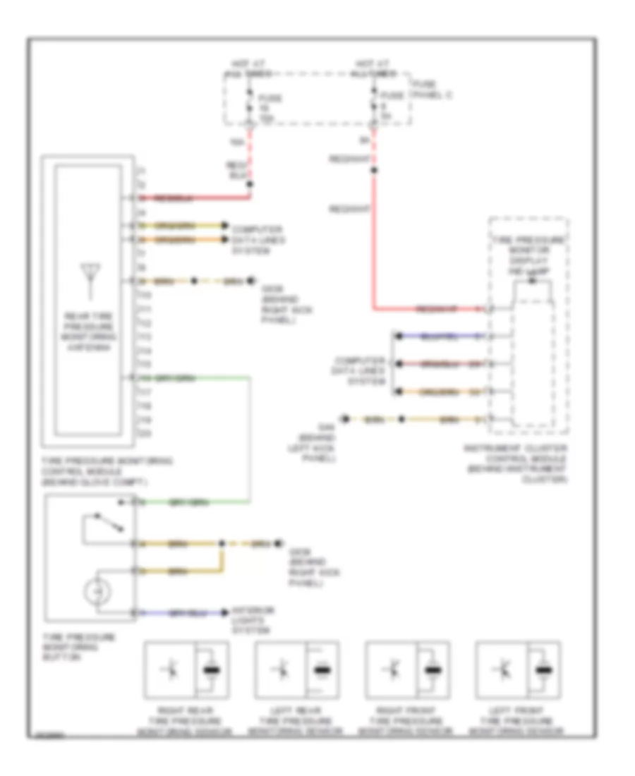 Warning Systems Wiring Diagram for Audi A3 2.0T Quattro 2011