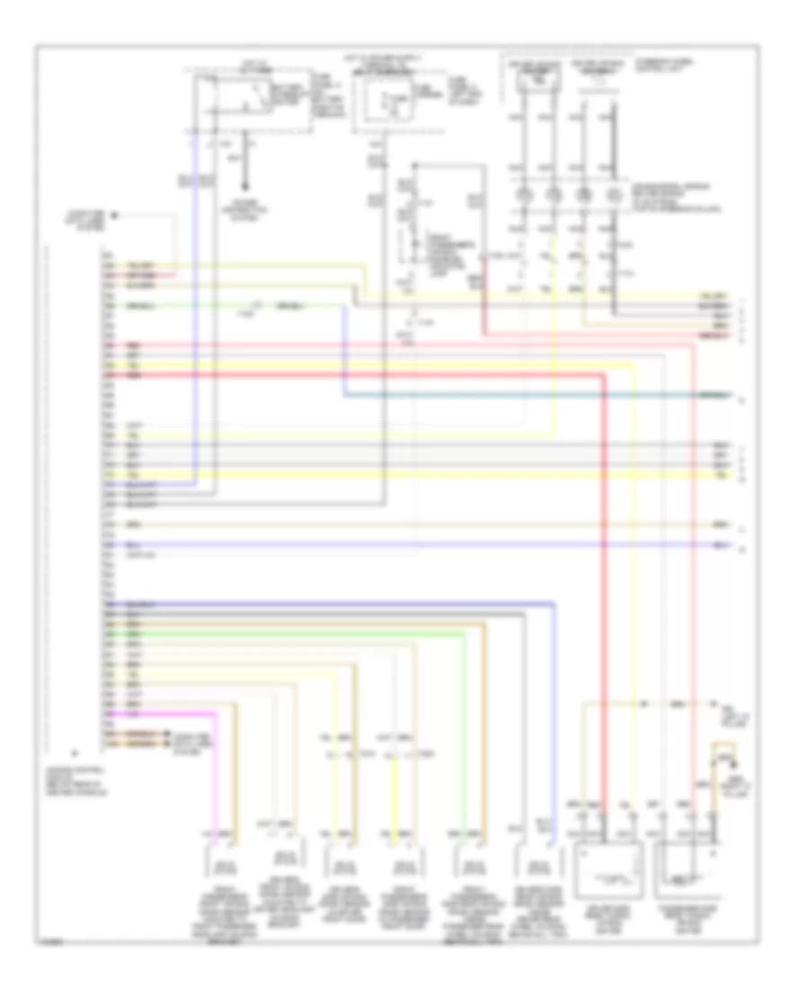 Supplemental Restraints Wiring Diagram 1 of 3 for Audi Q5 Premium 2014
