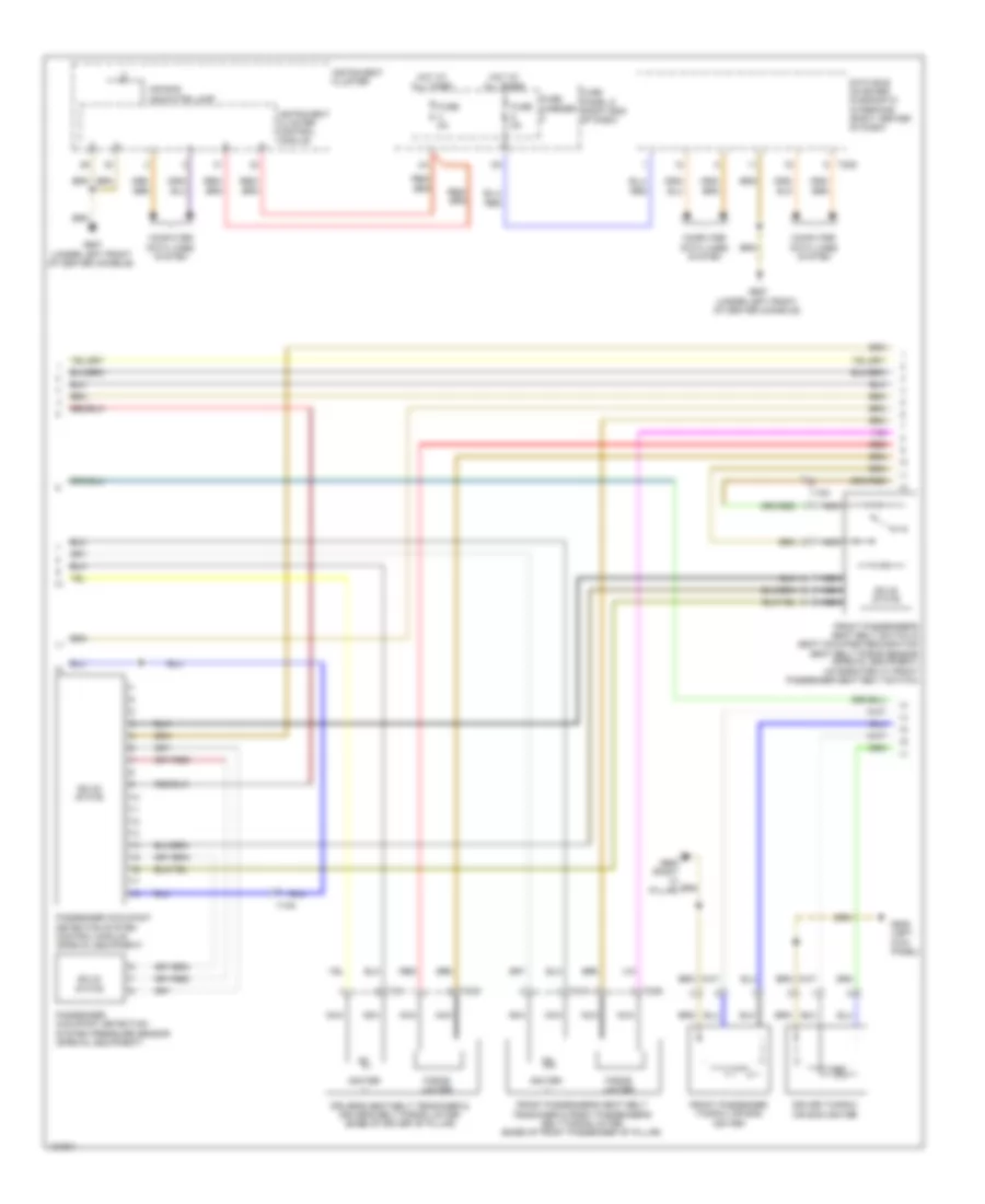 Supplemental Restraints Wiring Diagram (2 of 3) for Audi Q5 Premium 2014