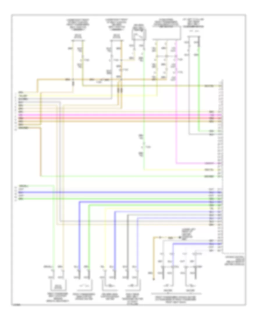 Supplemental Restraints Wiring Diagram 3 of 3 for Audi Q5 Premium 2014