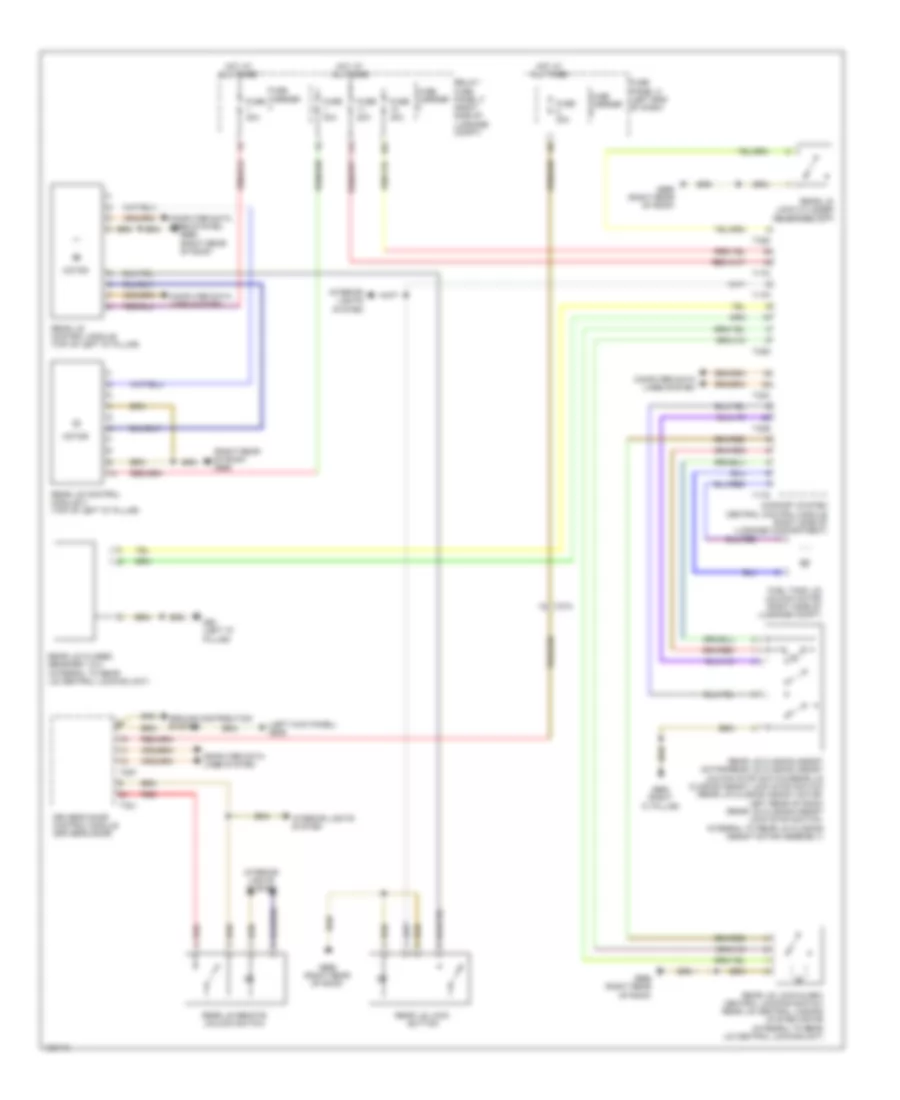 Trunk  Fuel Door Release Wiring Diagram for Audi Q5 Premium 2014