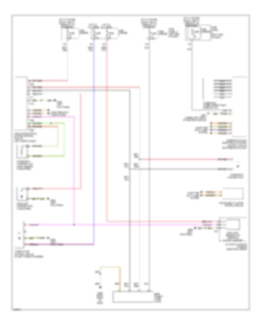 Wiper Washer Wiring Diagram for Audi Q5 Premium 2014