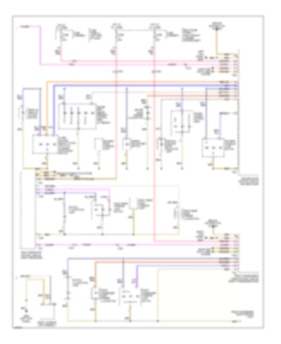 Instrument Illumination Wiring Diagram (2 of 2) for Audi Q5 Premium 2014