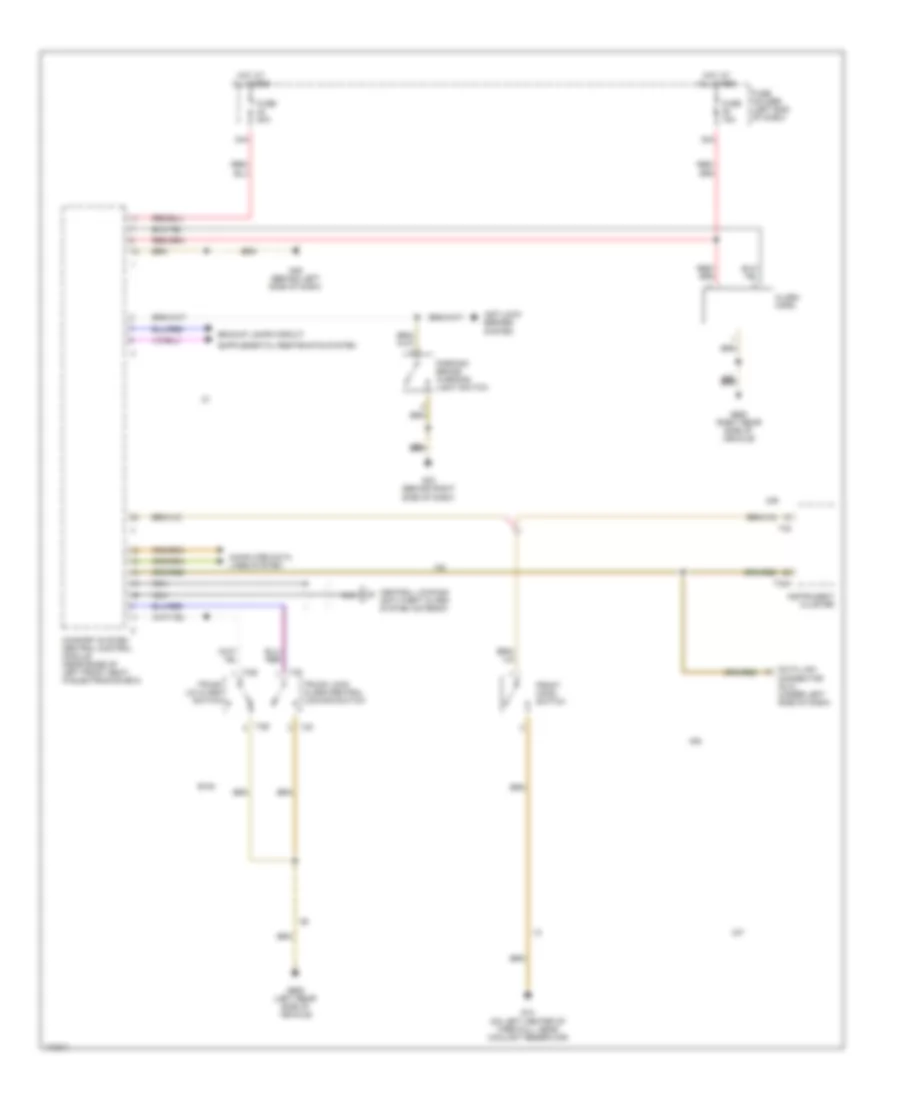 Anti theft Wiring Diagram with Convertible for Audi A4 Avant Quattro 2004