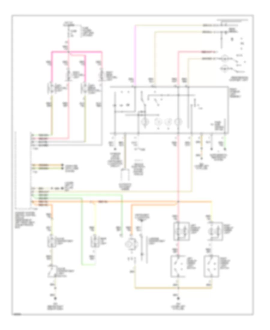 Courtesy Lamps Wiring Diagram Avant 1 of 2 for Audi A4 Avant Quattro 2004