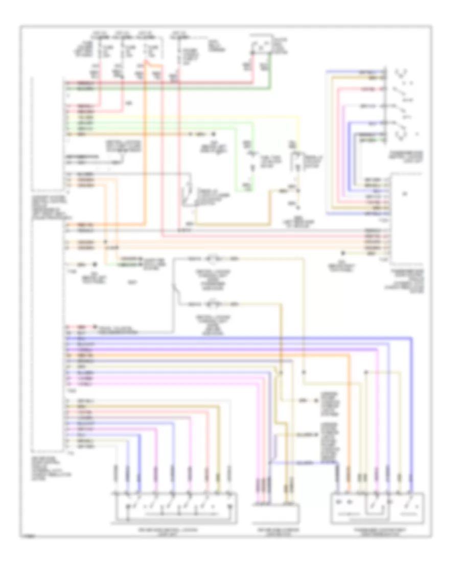 Power Door Locks Wiring Diagram with Convertible for Audi A4 Avant Quattro 2004