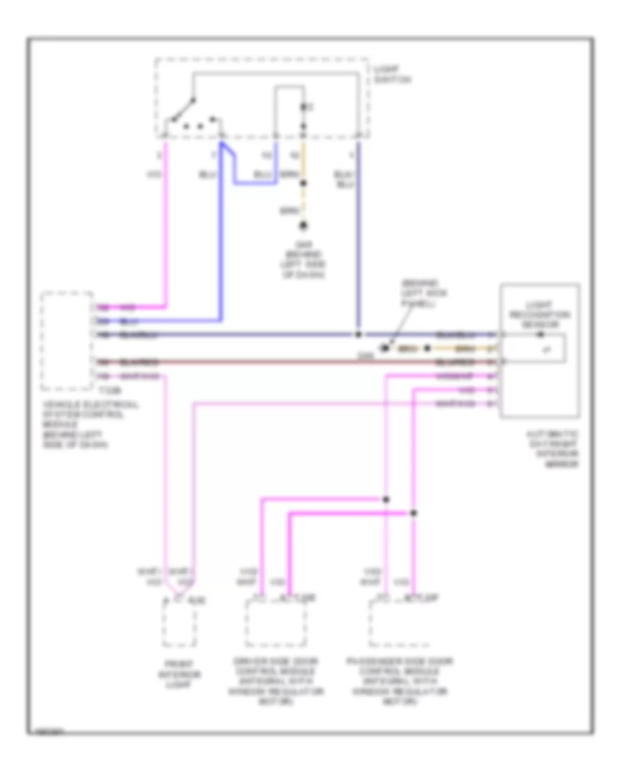 Automatic Day Night Mirror Wiring Diagram with Convertible for Audi A4 Avant Quattro 2004