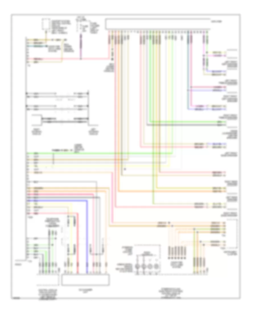 Radio Wiring Diagram with Convertible with Bose for Audi A4 Avant Quattro 2004