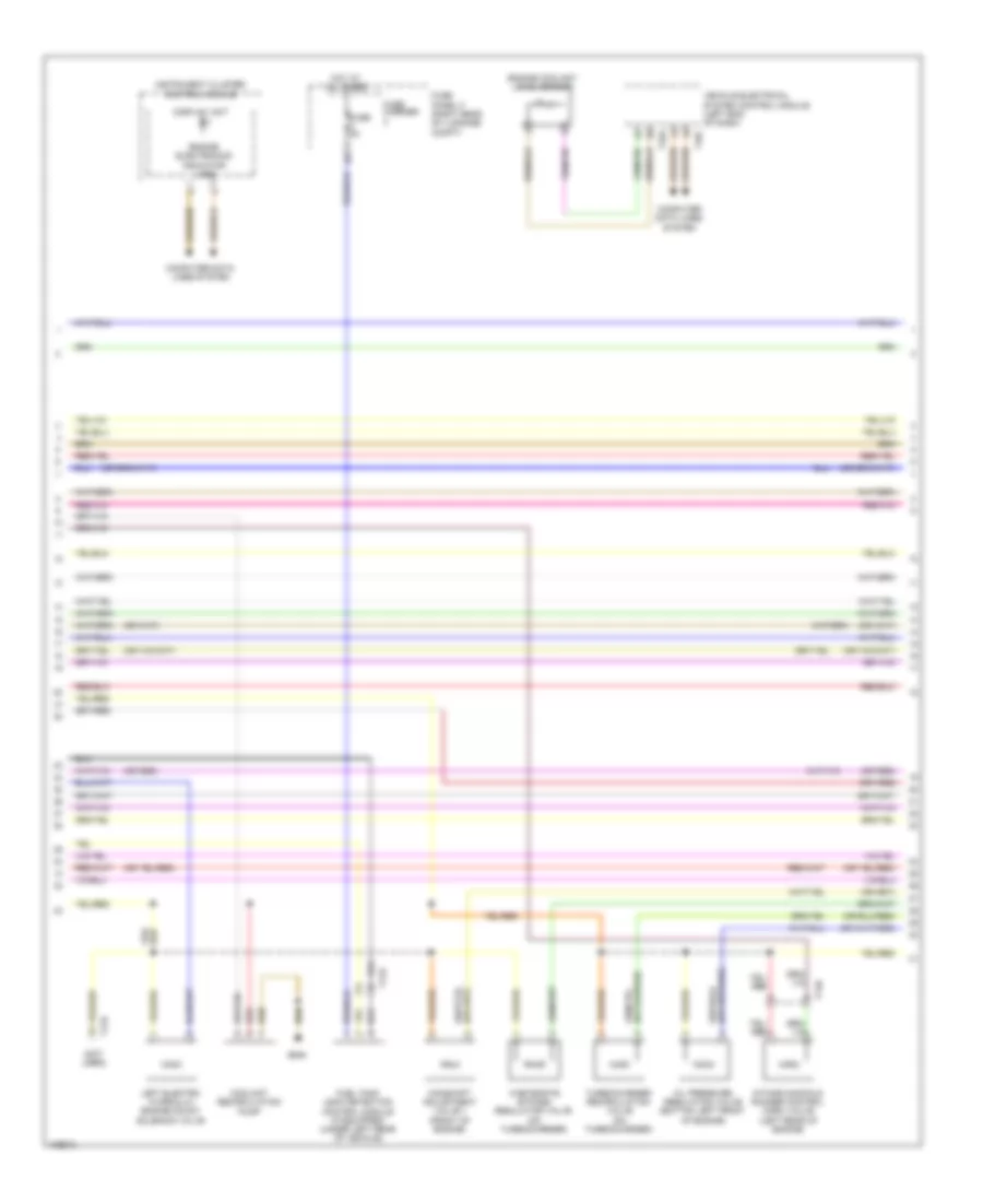 2.0L Turbo, Engine Performance Wiring Diagram (4 of 6) for Audi A6 Premium 2013