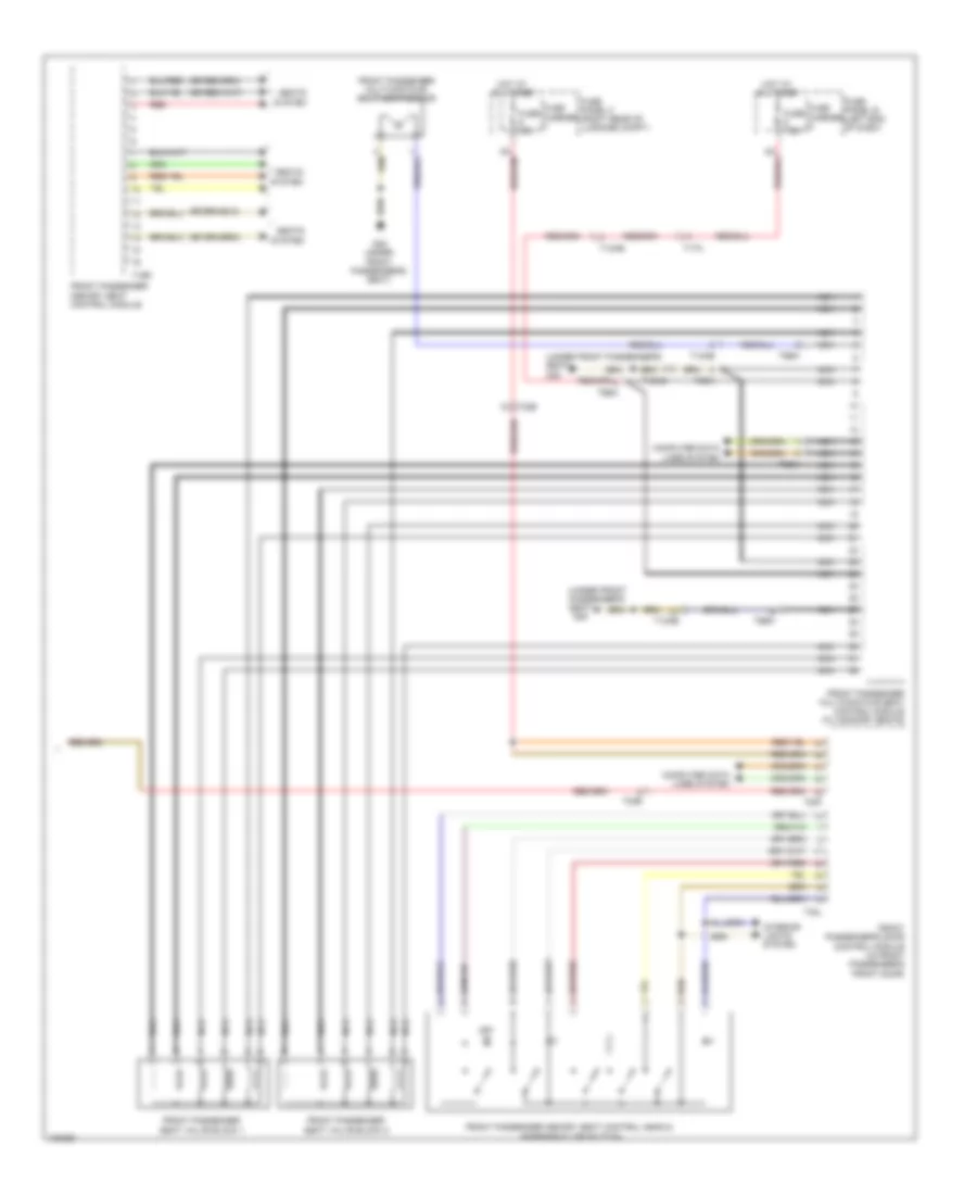 Memory Seat Wiring Diagram (4 of 4) for Audi A6 Premium 2013