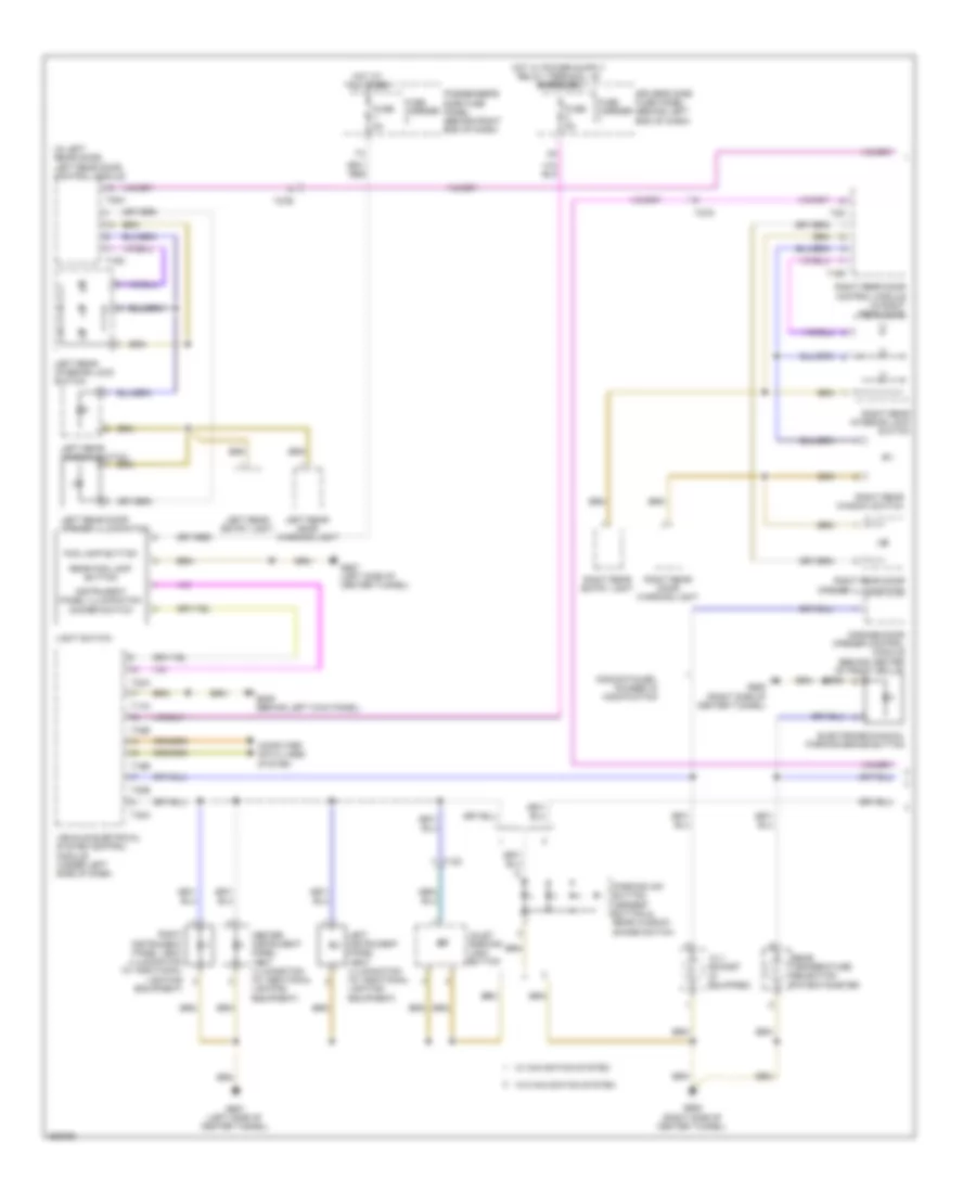 Instrument Illumination Wiring Diagram 1 of 2 for Audi A4 2 0T 2011
