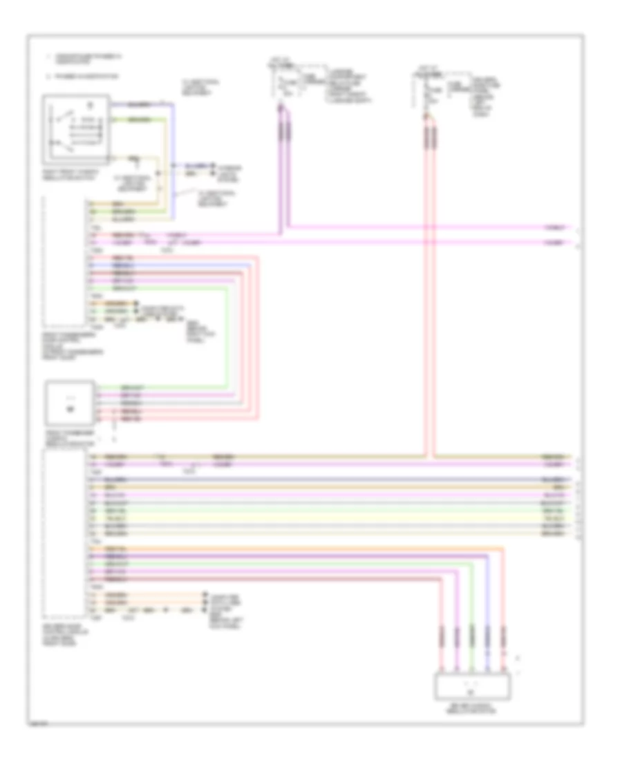 Power Windows Wiring Diagram 1 of 2 for Audi A4 2 0T 2011