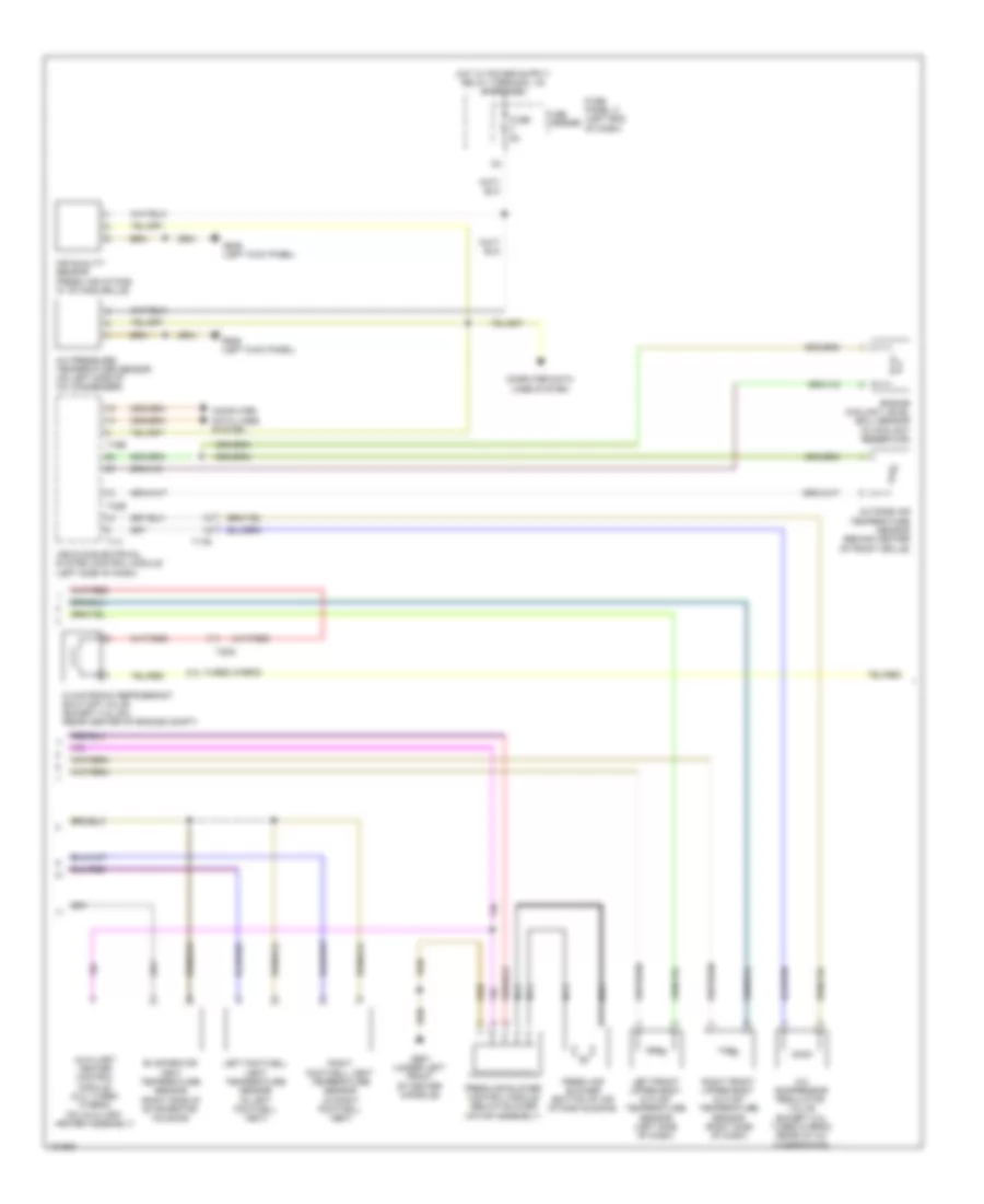 Automatic AC Wiring Diagram, Comfort (2 of 3) for Audi Q5 Premium Plus 2014