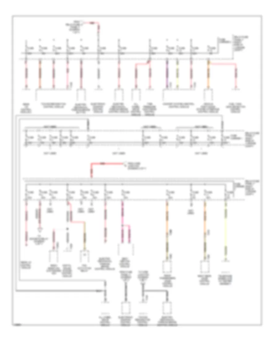 Power Distribution Wiring Diagram Hybrid 3 of 7 for Audi Q5 Premium Plus 2014