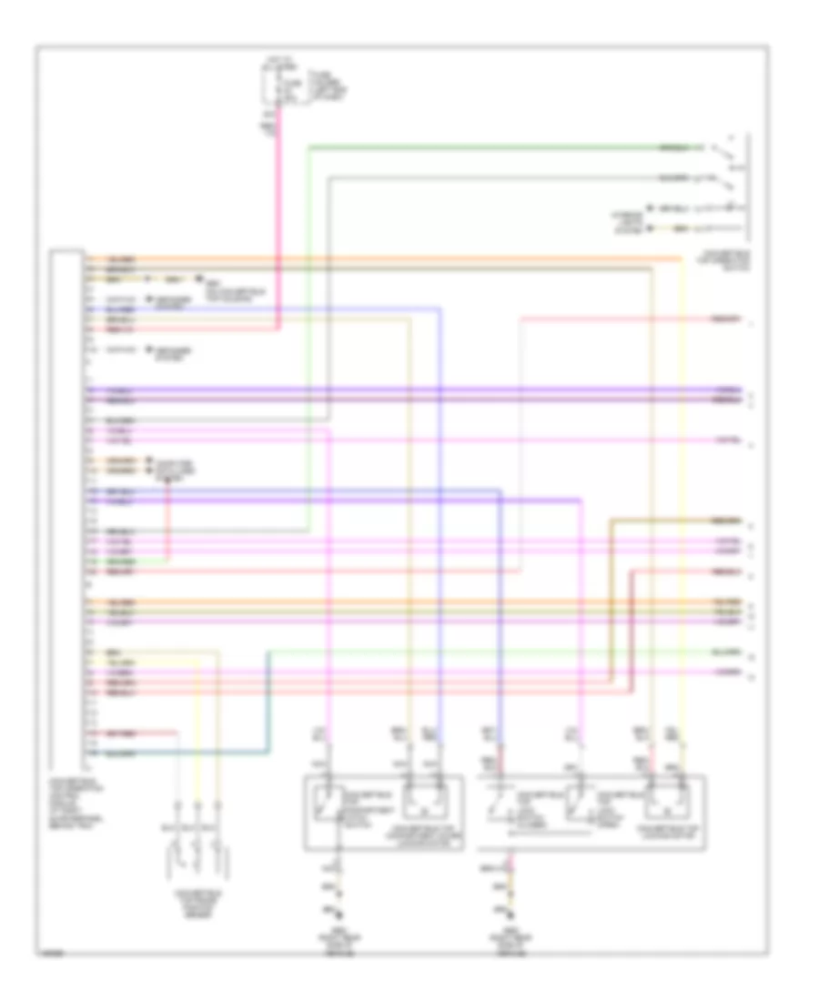Convertible Top Wiring Diagram 1 of 2 for Audi A4 Quattro 2004