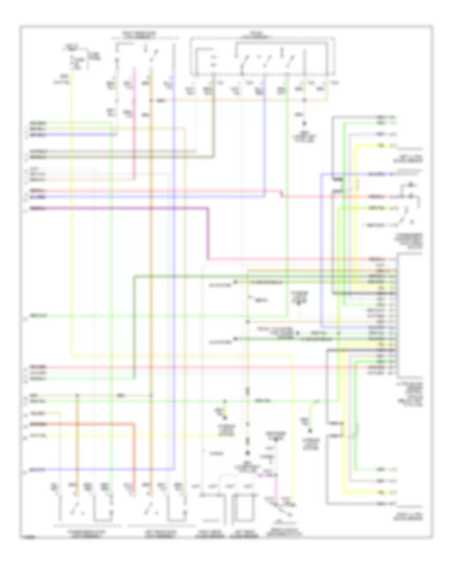 Anti-theft Wiring Diagram (2 of 2) for Audi A6 1998