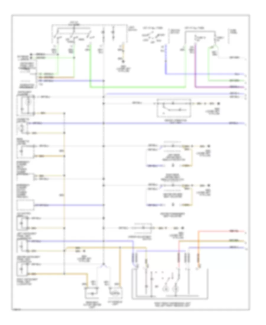 Interior Lights Wiring Diagram 1 of 3 for Audi A6 1998