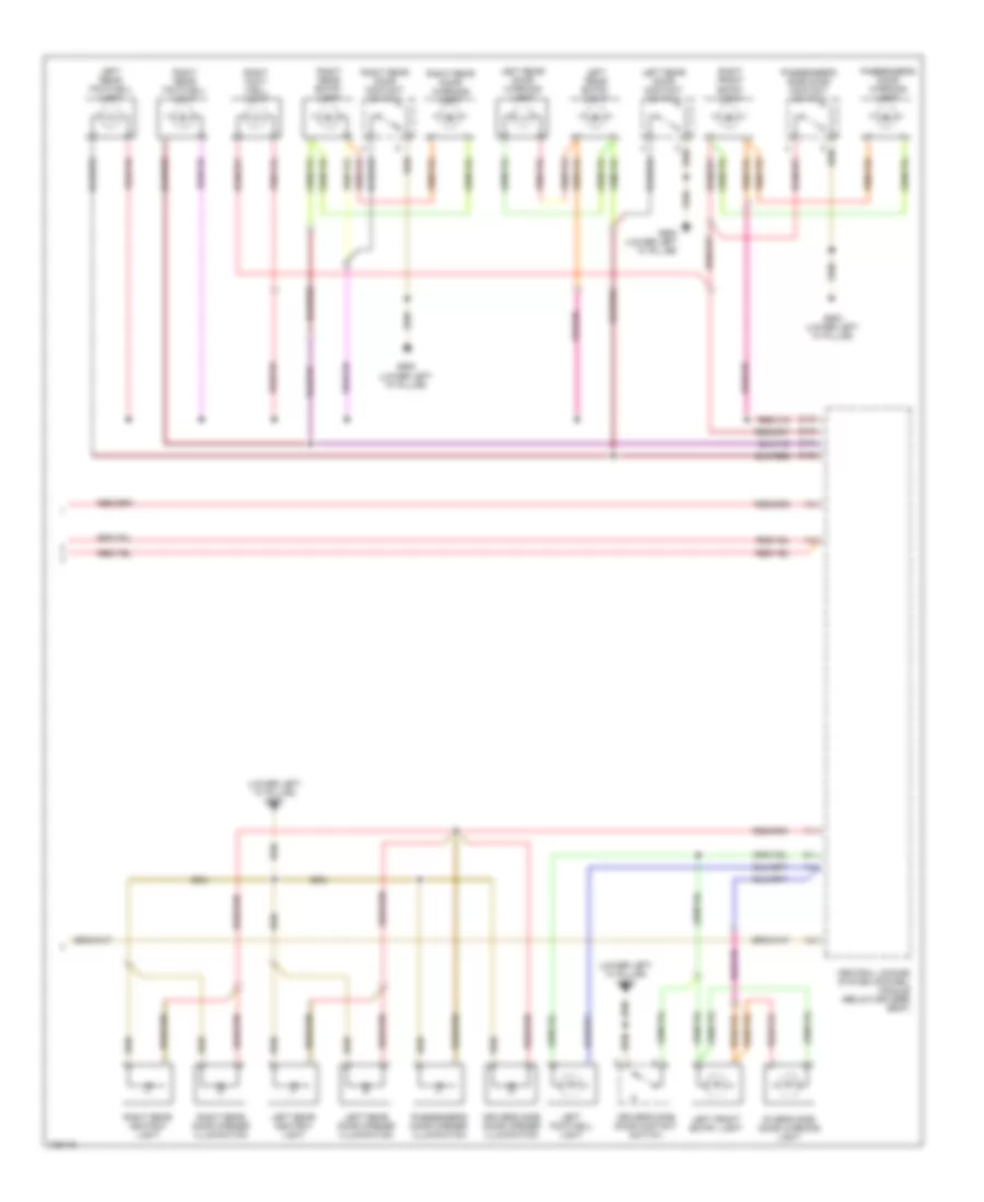 Interior Lights Wiring Diagram (3 of 3) for Audi A6 1998