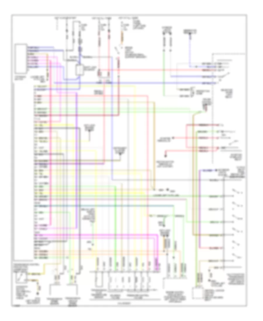 AT Wiring Diagram for Audi A6 1998