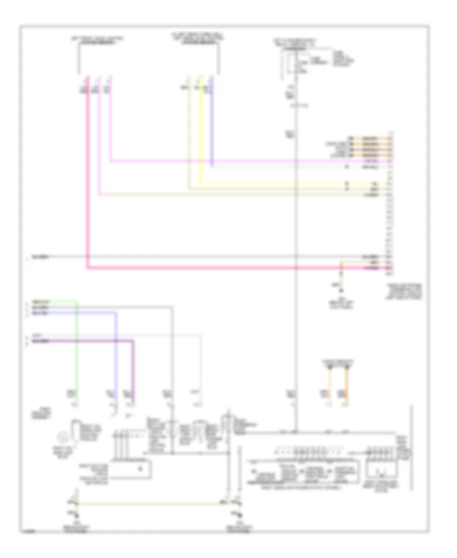 Headlights Wiring Diagram with HID with Bi Xenon Headlights 2 of 2 for Audi A6 Premium Plus 2013