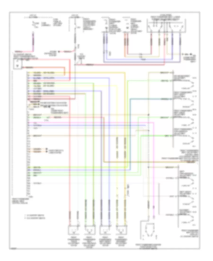 Memory Seat Wiring Diagram 3 of 4 for Audi A6 Premium Plus 2013