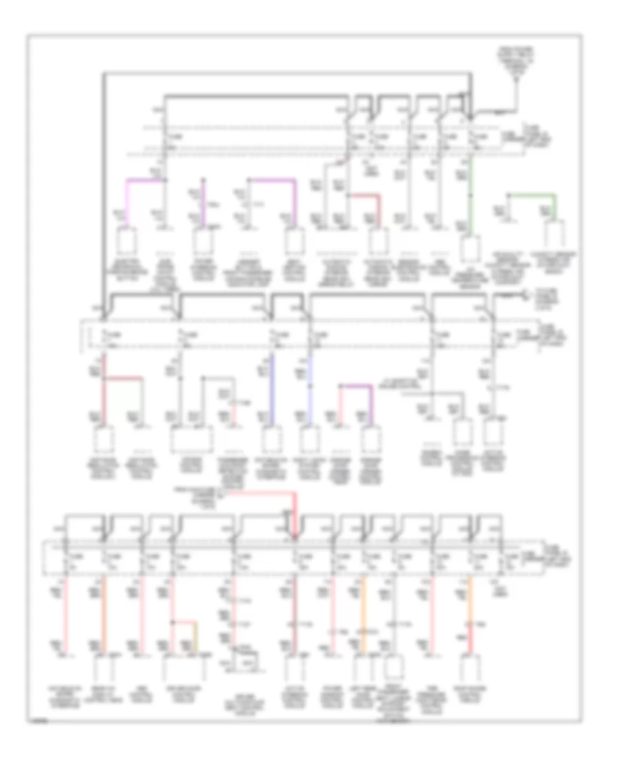 Power Distribution Wiring Diagram 5 of 9 for Audi A6 Premium Plus 2013