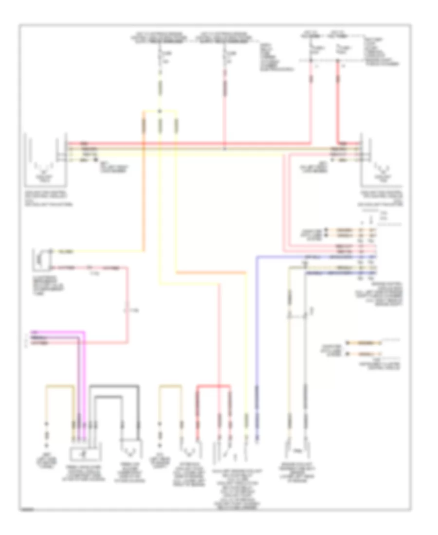 Automatic AC Wiring Diagram, Basic (2 of 2) for Audi A4 2.0T Avant Quattro 2011