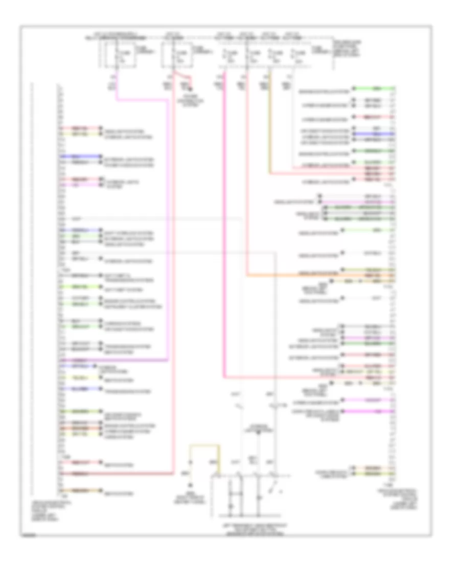 Vehicle Electrical System Control Module Wiring Diagram for Audi A4 2.0T Avant Quattro 2011