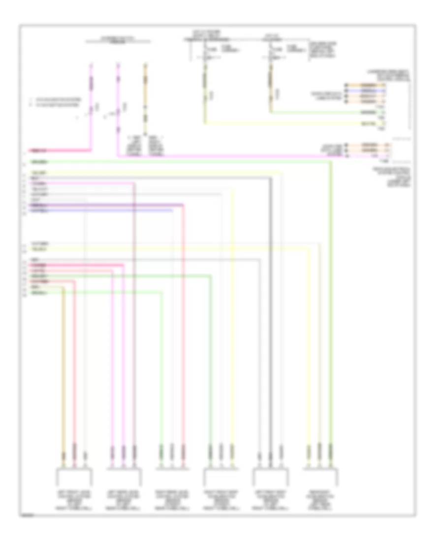 Electronic Suspension Wiring Diagram 2 of 2 for Audi A4 2 0T Avant Quattro 2011