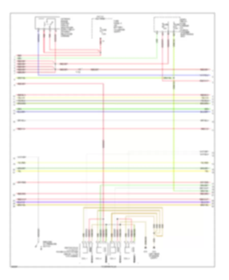 2.0L Turbo, Engine Performance Wiring Diagram (2 of 6) for Audi A4 2.0T Avant Quattro 2011